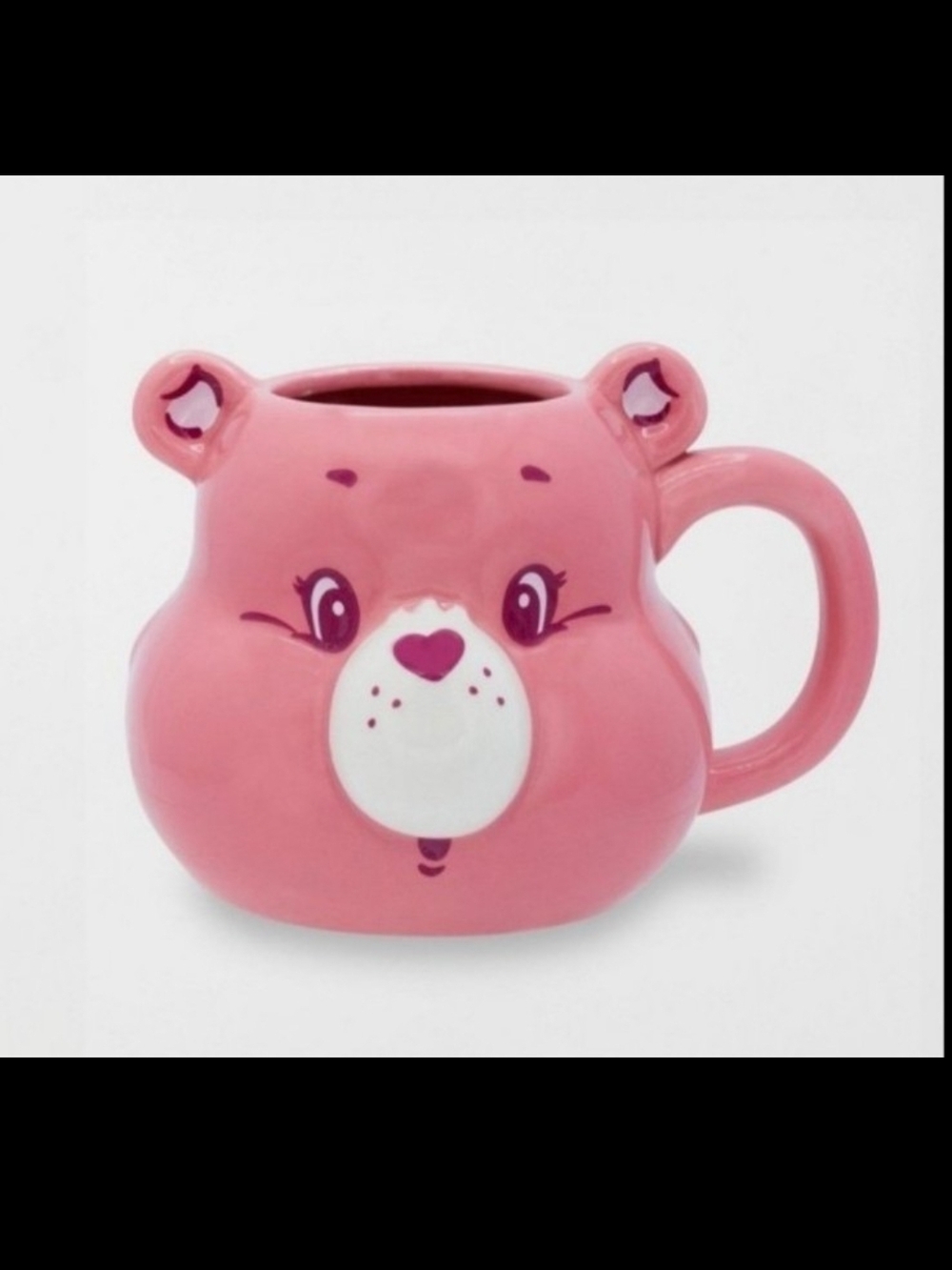 Care Bears Pink Bear Face Ceramic Coffee Mug